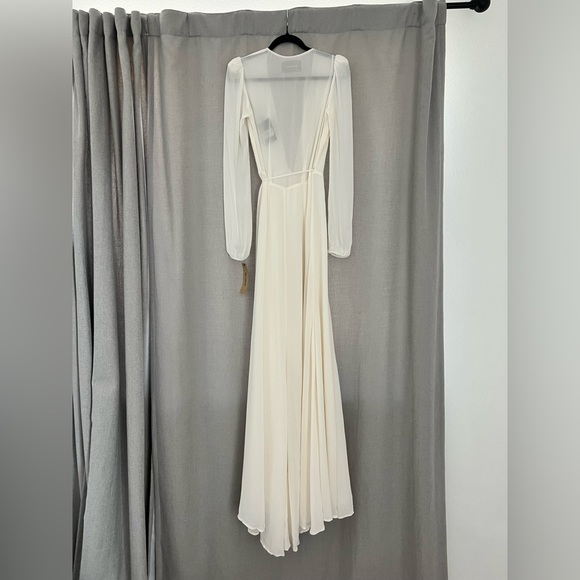 Reformation Milan Dress in Ivory Size XS NWT - Picture 8 of 15